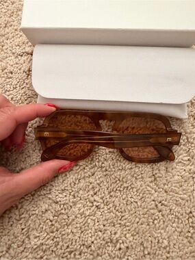 Women's Tortoiseshell Rectangular Sunglasses - Designer-Inspired